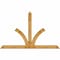 Ekena Millwork Richland Rough Sawn Timber Gable Bracket, Western Red Cedar, 108"W x 68"H x 6"D x 6"F, 15/12 Pitch GBW108X68X0606RIC00RWR - alternate 1